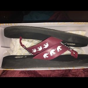 Crimson Tide Flipflops